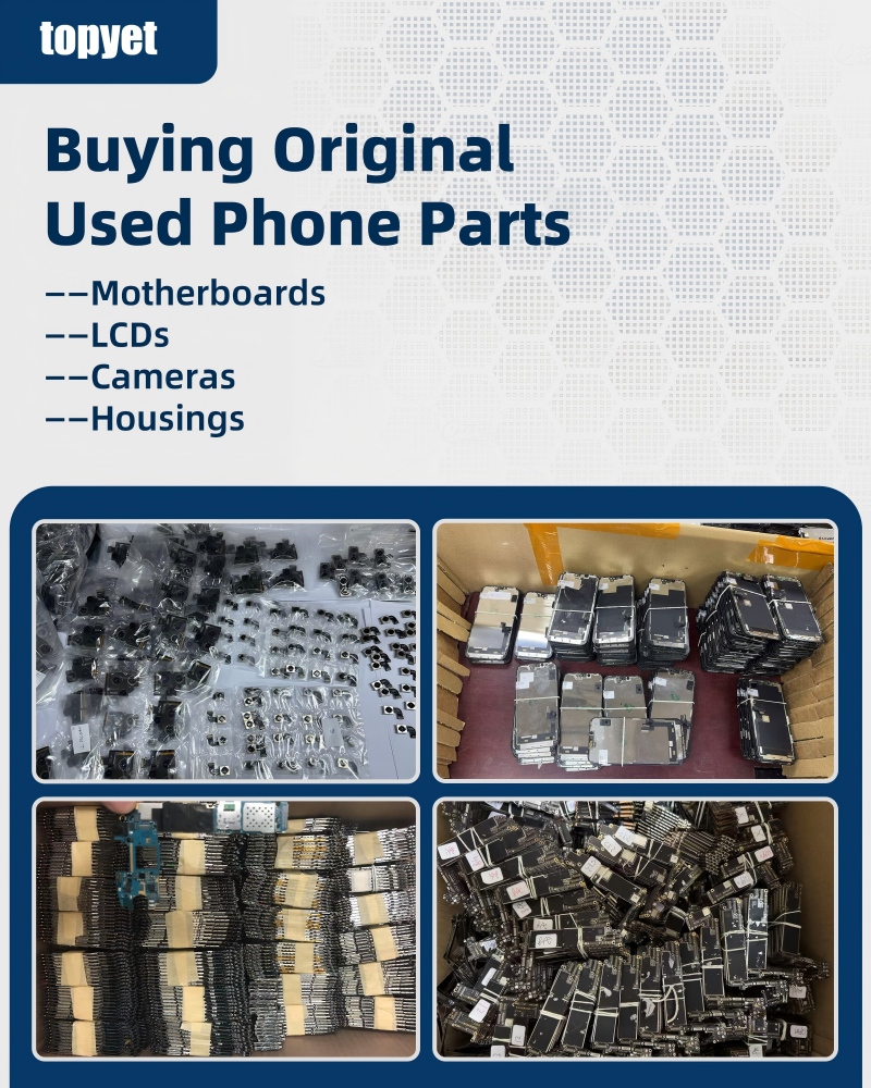 การซื้ออะไหล่โทรศัพท์มือสองของแท้ - เมนบอร์ด, LCD, กล้อง, เคส