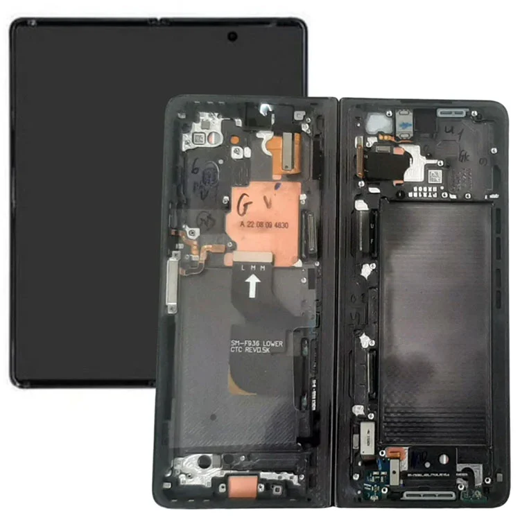 พับหน้าจอ LCD 4 หน้าจอ