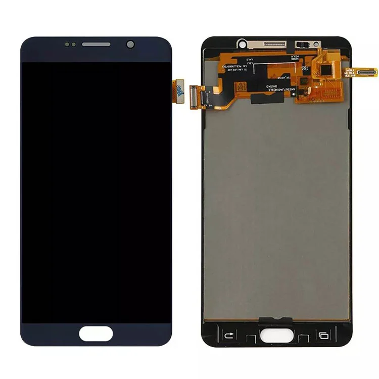 สำหรับ Samsung Galaxy Note 5 LCD OLED หน้าจอแอสเซมบลี Digitizer พร้อมเฟรม