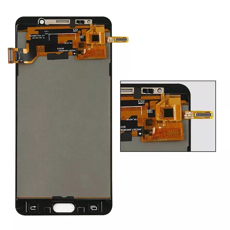 สำหรับ Samsung Galaxy Note 5 LCD OLED หน้าจอแอสเซมบลี Digitizer พร้อมเฟรม