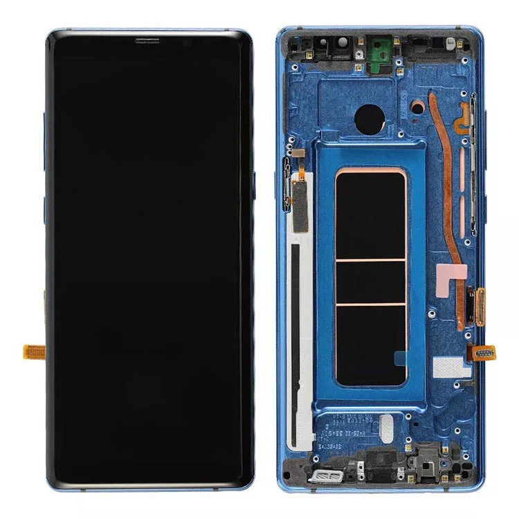 สำหรับ Samsung Galaxy Note 8 LCD OLED หน้าจอแอสเซมบลี Digitizer พร้อมเฟรม