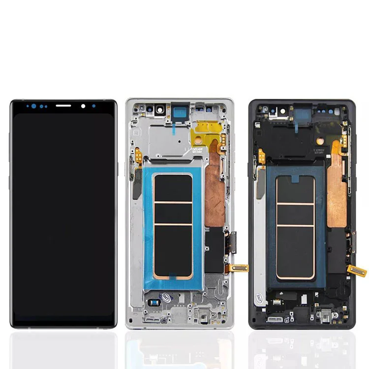 สำหรับ Samsung Galaxy Note 9 LCD OLED หน้าจอแอสเซมบลี Digitizer พร้อมเฟรม