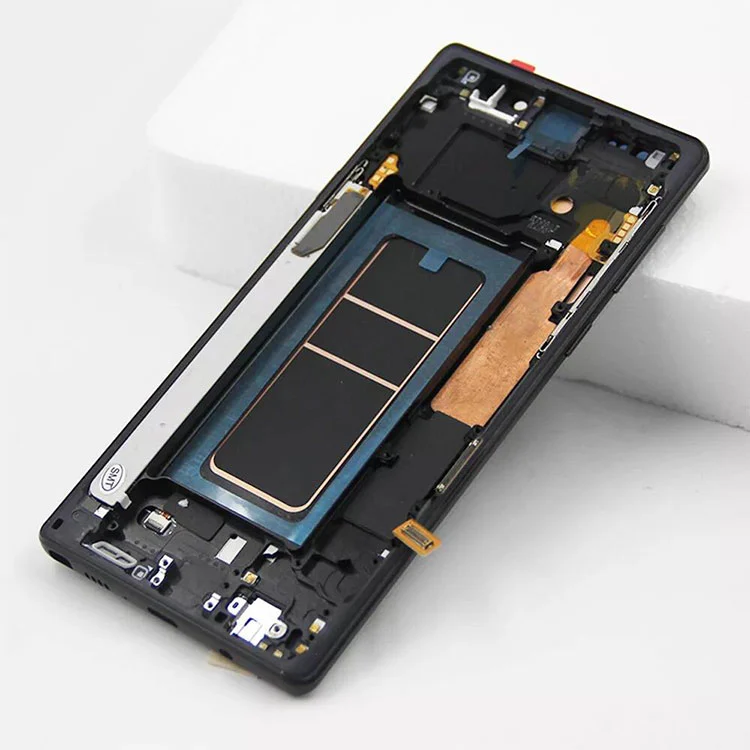 สำหรับ Samsung Galaxy Note 9 LCD OLED หน้าจอแอสเซมบลี Digitizer พร้อมเฟรม