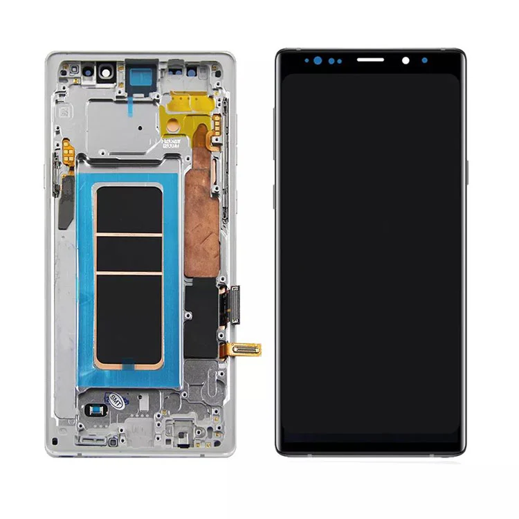 สำหรับ Samsung Galaxy Note 9 LCD OLED หน้าจอแอสเซมบลี Digitizer พร้อมเฟรม