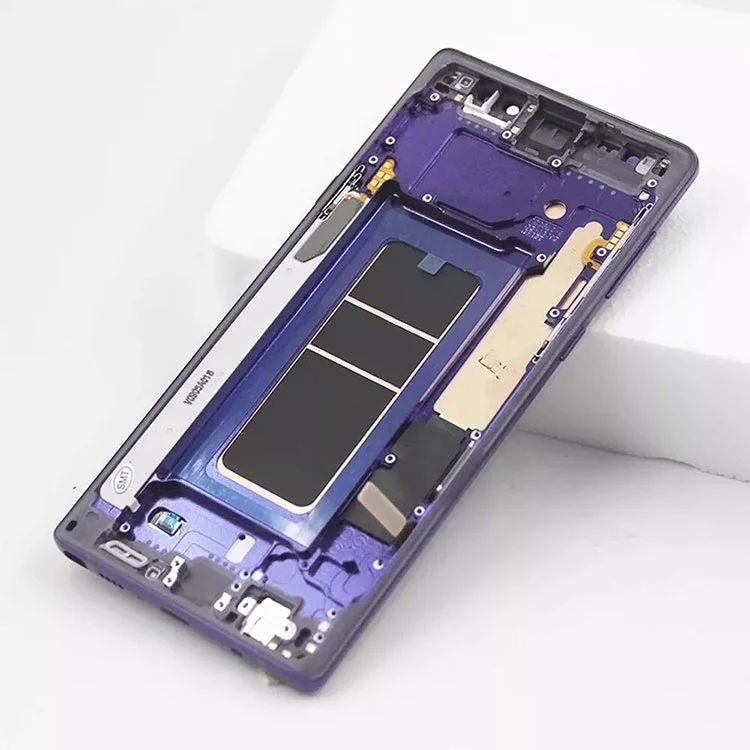 สำหรับ Samsung Galaxy Note 9 LCD OLED หน้าจอแอสเซมบลี Digitizer พร้อมเฟรม