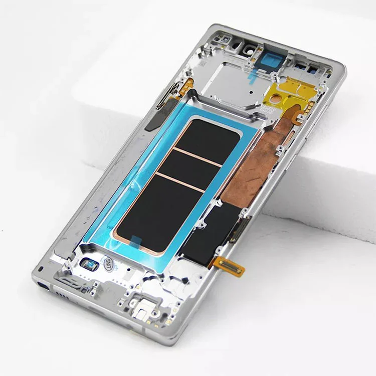 สำหรับ Samsung Galaxy Note 9 LCD OLED หน้าจอแอสเซมบลี Digitizer พร้อมเฟรม