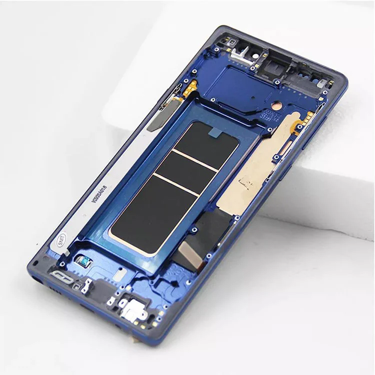 สำหรับ Samsung Galaxy Note 9 LCD OLED หน้าจอแอสเซมบลี Digitizer พร้อมเฟรม