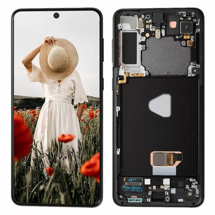 สำหรับ Samsung Galaxy S21 Plus LCD Display Touch Screen Assembly การแทนที่
