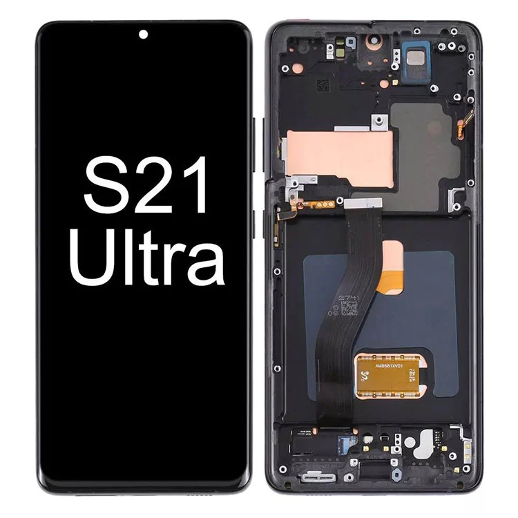 สำหรับ Samsung Galaxy S21 Ultra LCD Display Assembly Assembly Assembly